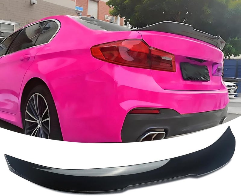 NeespoC Rear Trunk Spoiler Wing ABS Fit for BMW 5 Series G30 2017-2023 F90 M5 530i/ 540i/ 530e/ M550i PSM Style Decklid Lip Exterior Accessories(Glossy Black) - Image 1